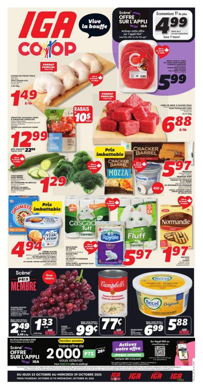 IGA (NB) Flyer October 23 to 29