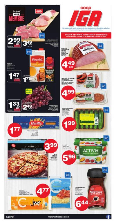 Coop IGA (QC) Flyer October 23 to 29