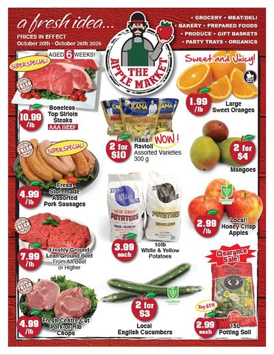 The Apple Market Flyer October 20 to 26