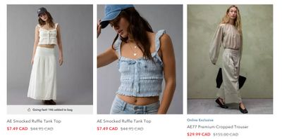 American Eagle & Aerie Canada Sale: Save up to 50% off Almost Everything + Clearance up to 70% off