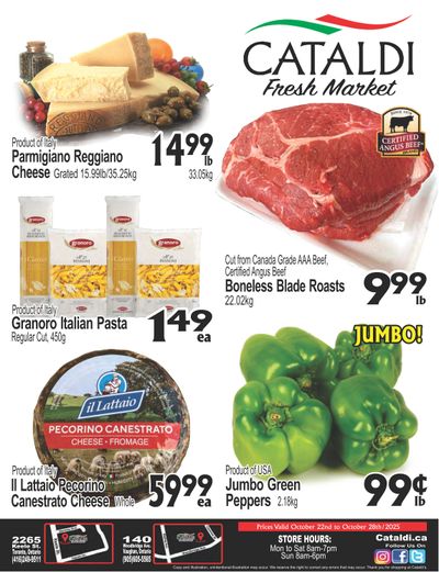 Cataldi Fresh Market Flyer October 22 to 28