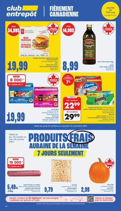 Wholesale Club (QC) Flyer October 23 to November 12