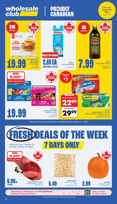 Wholesale Club (ON) Flyer October 23 to November 12