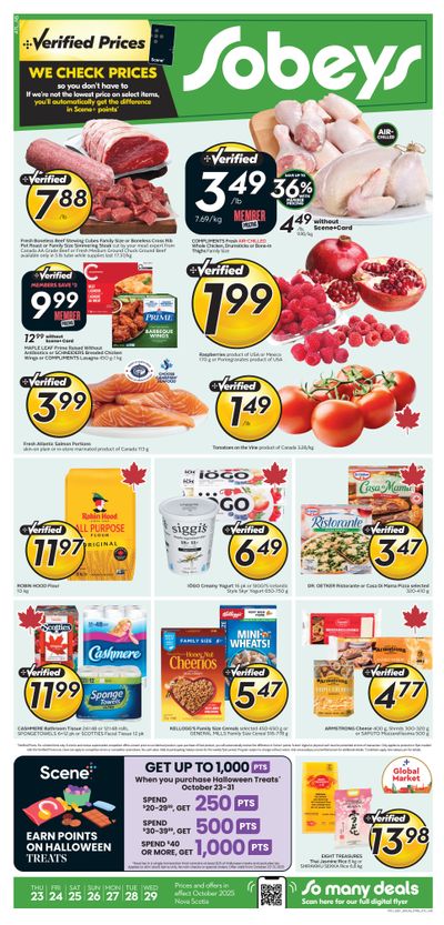 Sobeys (Atlantic) Flyer October 23 to 29