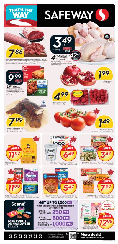 Safeway (BC) Flyer October 23 to 29