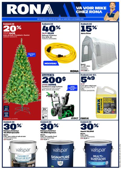Rona & Rona+ (QC) Flyer October 23 to November 5