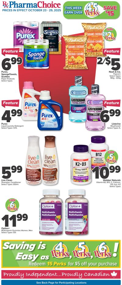 PharmaChoice (BC, AB, SK & MB) Flyer October 23 to 29