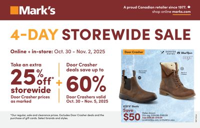 Mark's Flyer October 23 to November 5