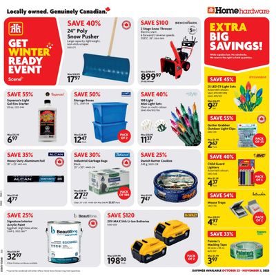 Home Hardware (BC) Flyer October 23 to November 5