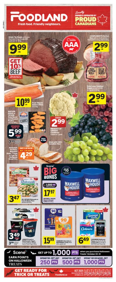 Foodland (Atlantic) Flyer October 23 to 29