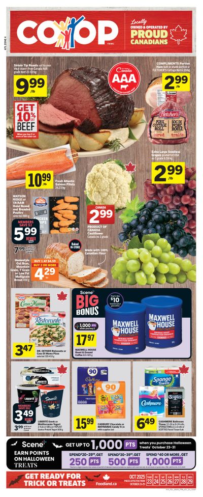 Foodland Co-op Flyer October 23 to 29