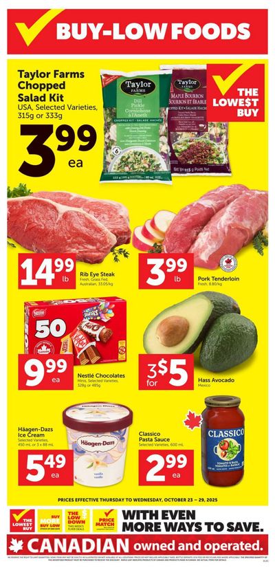 Buy-Low Foods Flyer October 23 to 29