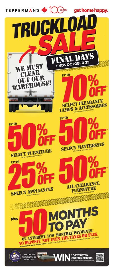 Tepperman's Flyer October 23 to 29