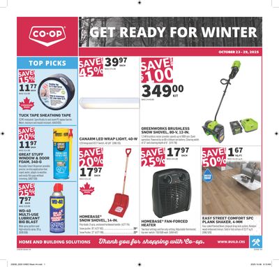 Co-op (West) Home Centre Flyer October 23 to 29