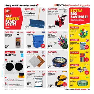 Home Hardware Building Centre (BC) Flyer October 23 to November 5