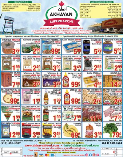 Akhavan Supermarche Flyer October 22 to 28
