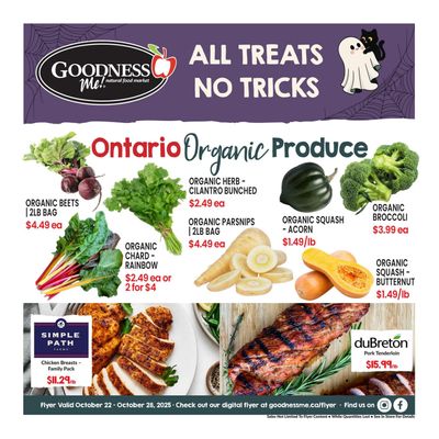 Goodness Me Flyer October 22 to 28