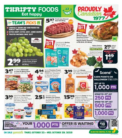 Thrifty Foods Flyer October 23 to 29