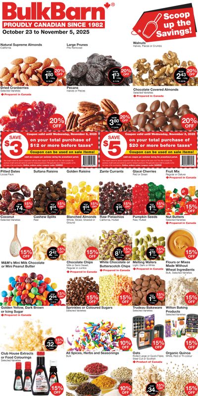 Bulk Barn Flyer October 23 to November 5