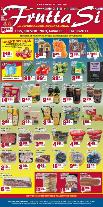 Frutta Si Flyer October 23 to 29