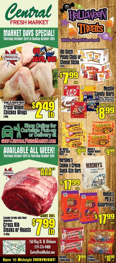 Central Fresh Market Flyer October 23 to 30