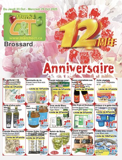 Marche C&T (Brossard) Flyer October 23 to 29