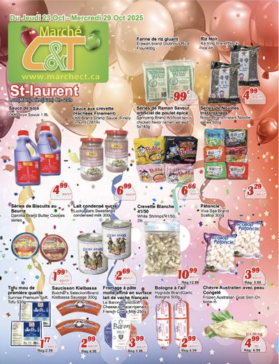 Marche C&T (St. Laurent) Flyer October 23 to 29