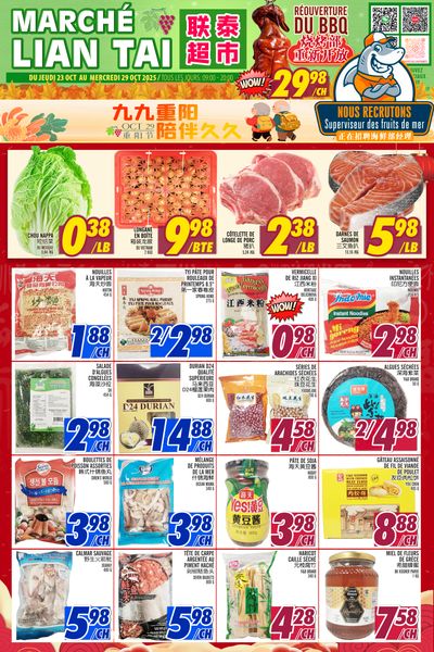 Marche Lian Tai Flyer October 23 to 29