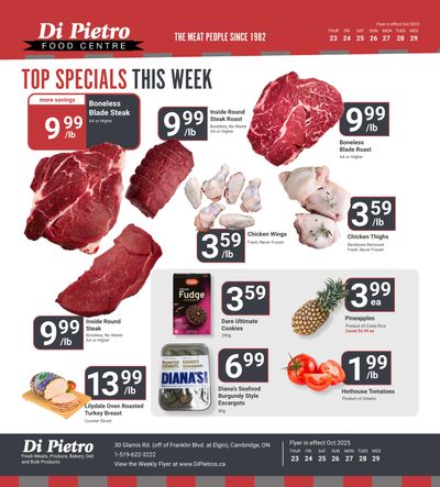 Di Pietro Food Centre Flyer October 23 to 29