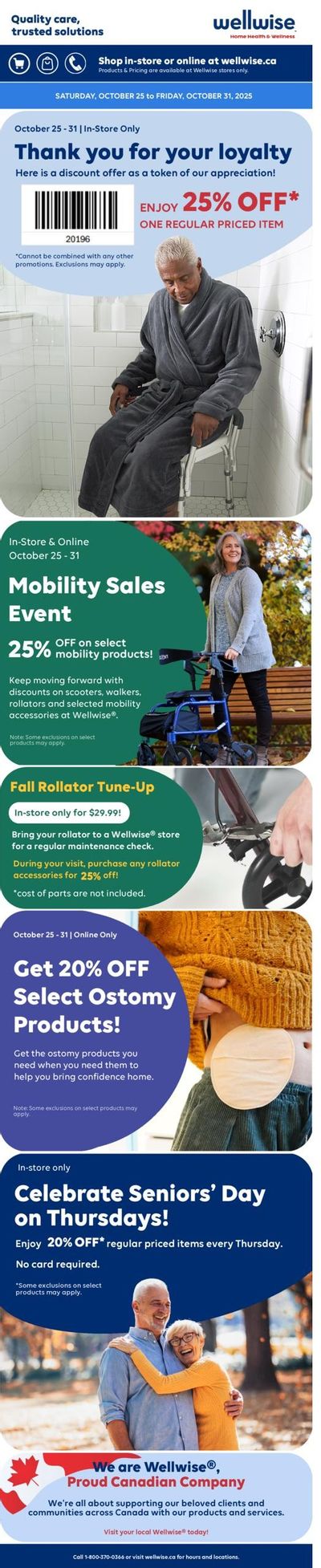 Wellwise By Shoppers Flyer October 25 to 31
