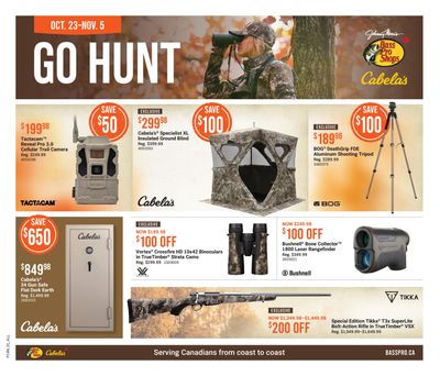 Cabela's Flyer October 23 to November 5