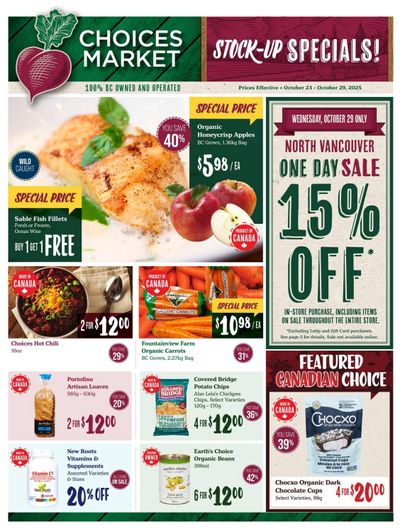 Choices Market Flyer October 23 to 29