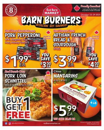 Red Barn Market Flyer October 23 to 29