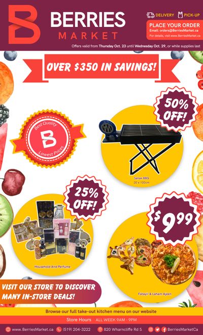 Berries Market Flyer October 23 to 29
