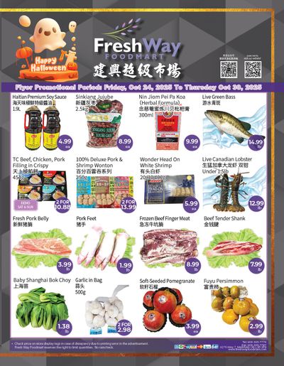 FreshWay Foodmart Flyer October 24 to 30