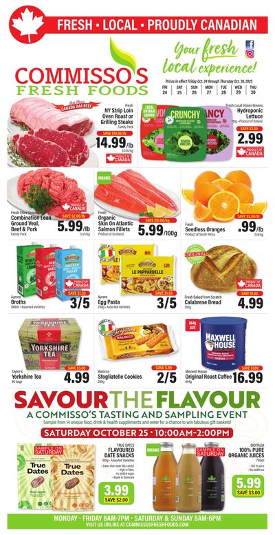 Commisso's Fresh Foods Flyer October 24 to 30