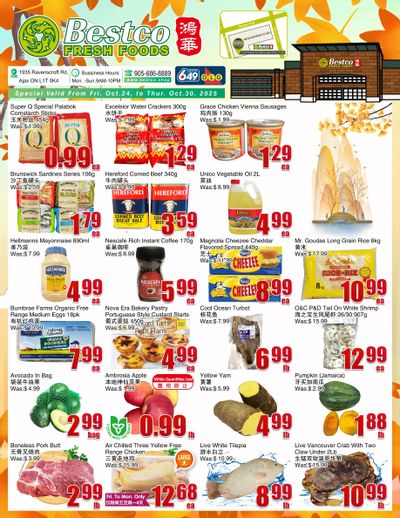 BestCo Food Mart (Ajax) Flyer October 24 to 30