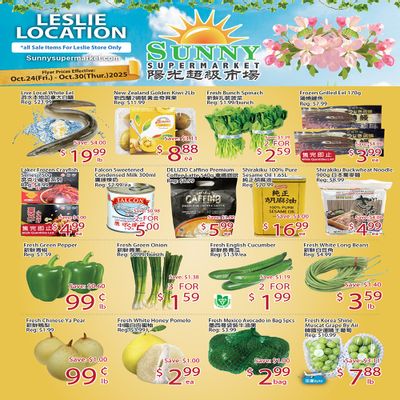 Sunny Supermarket (Leslie) Flyer October 24 to 30