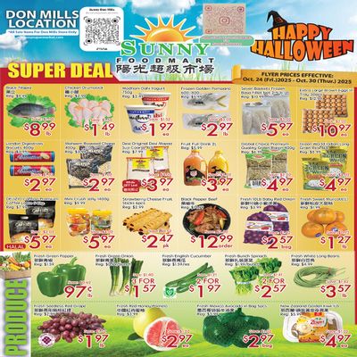 Sunny Foodmart (Don Mills) Flyer October 24 to 30