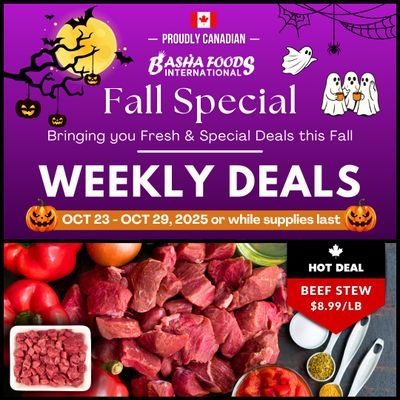 Basha Foods International Flyer October 23 to 29