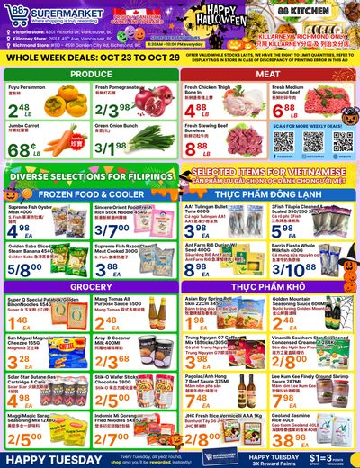 88 Supermarket Flyer October 23 to 29