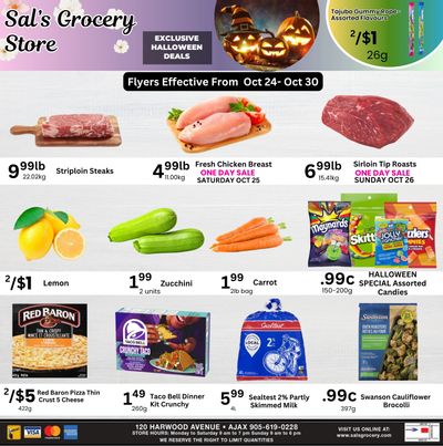 Sal's Grocery Flyer October 24 to 30