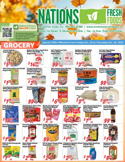 Nations Fresh Foods (Brampton) Flyer October 24 to 30