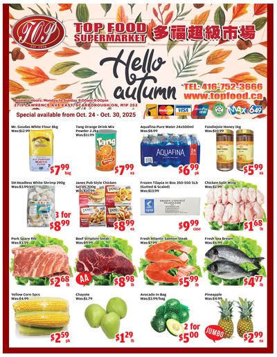Top Food Supermarket Flyer October 24 to 30
