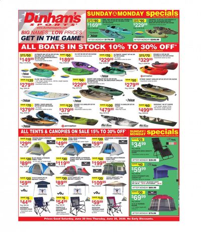 Dunham's Sports Weekly Ad & Flyer June 20 to 25