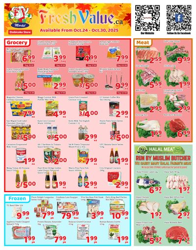 Fresh Value (Etobicoke) Flyer October 24 to 30