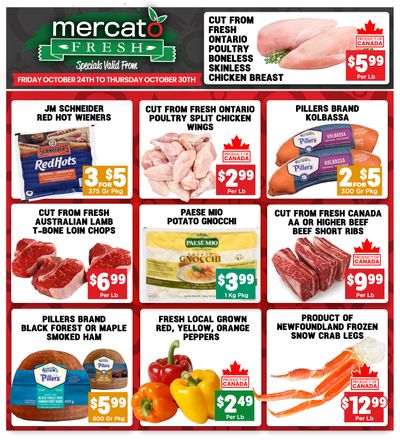 Mercato Fresh Flyer October 24 to 30