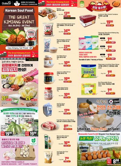 Galleria Supermarket Flyer October 24 to 30