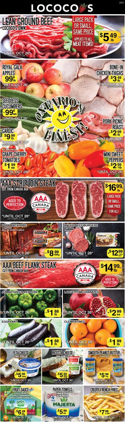 Lococo's Flyer October 24 to 28