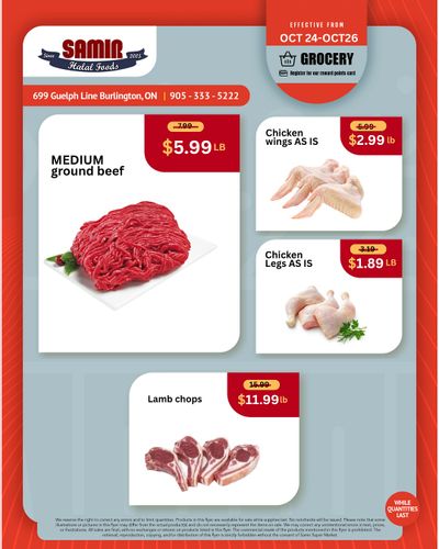Samir Supermarket Flyer October 24 to 26